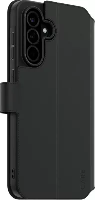 Mbështjellës PanzerGlass për Samsung Galaxy A56 5G, CARE Feature Wallet Case, i zi