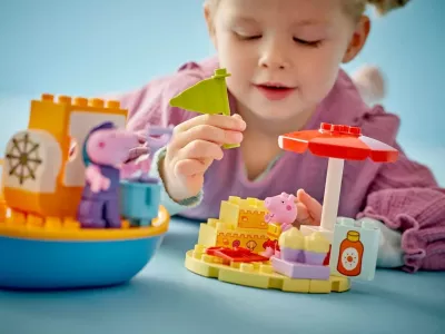 Set LEGO DUPLO Peppa Pig Boat Trip, 23 pjesë