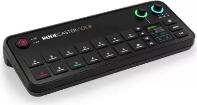 mixer audio RØDE RØDEcaster Video RCV për streaming dhe podcast, i zi