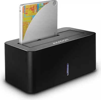 Docking station AXAGON ADSA-SN për HDD/SSD 2.5"/3.5", USB 3.2 Gen 1, e zezë