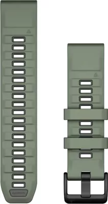 Rrip për smartwatch Garmin QuickFit® 22 Bands, Willow/Graphite Silicone