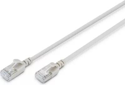Kabllo rrjeti Digitus Cat6a, 10m, RJ-45, F/FTP, gri