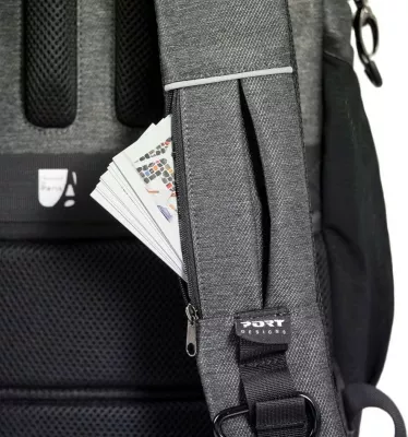 Çantë shpine PORT Designs Montreal për laptop 15.6-16", 24L, e zezë/gri
