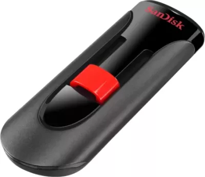 USB memorje SanDisk Cruzer Glide SDCZ60-128G-B35 128GB USB-A 2.0, e zezë/kuqe (1 copë)