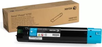 Toner XEROX 106R01523 High Capacity për Phaser 6700 12,000 faqe, cyan