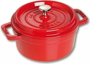 Tenxhere Staub La Cocotte 20cm, gize, e kuqe