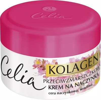 Krem fytyre anti-rrudhë për femra Celia kolagjen për kuperoza 50ml