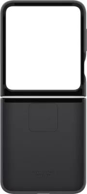 Mbështjellës Samsung Silicone Case për Galaxy Z Flip7 FE, i zi, me unazë
