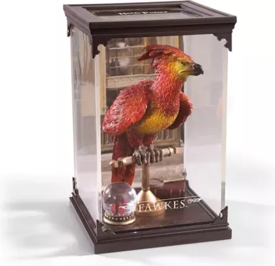 Figurinë NOBLE COLLECTION Harry Potter Magical Creatures Fawkes, 18.5 cm, me kuti akrilike