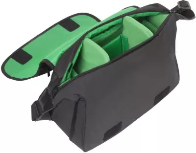 Çantë kamerash RIVACASE Green Mantis 7450, 5 ndarje, e gjelbër/zezë