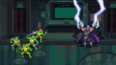 Lojë për PlayStation 5 Merge Games Teenage Mutant Ninja Turtles: Shredder's Revenge, PEGI 12, set me udhëzues xhepi + zinxhir çelësash