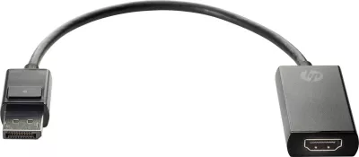 Përshtatës video, HP, 2JA63AA, DisplayPort në HDMI, e zezë