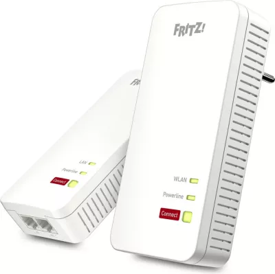 stacion powerline AVM FRITZ!Powerline 1240 AX, Wi‑Fi 6 AX, LAN, MPN 20003021, e bardhë