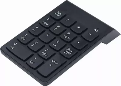 Tastierë numerike wireless Gembird KPD-W-02 për laptop, e zezë
