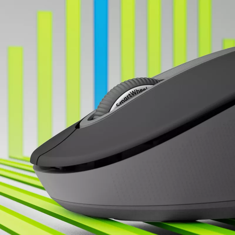 Maus Logitech Signature M650 Wireless, Djathtas, Optik, RF Wireless + Bluetooth, 4000 DPI, Grafit