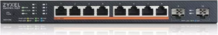 Switch ZyXEL XMG1915-10EP, Managed, 2.5G Ethernet, PoE