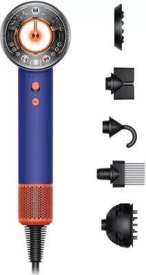 Tharëse flokësh Dyson Supersonic Nural, 1600W, kaltër/topaz