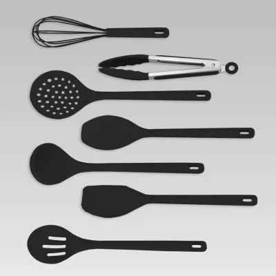 Set veglash kuzhine Maestro MR-1542-BLACK, 8 pjesë, Silikon, E zezë