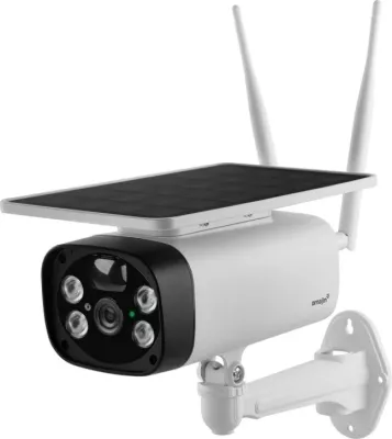 Kamerë sigurie wireless Omajin OSC-01-EU, solar, Bardhë, Zi