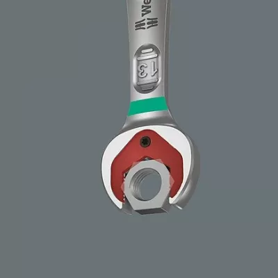 Set veglash Wera SH 2, 15 copë, çelik inoksi, zi/metalik