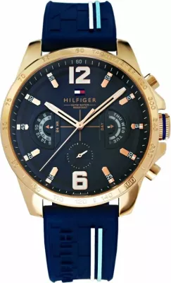 Orë dore për meshkuj Tommy Hilfiger, kaltër