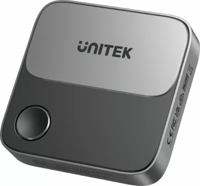 Transmetues HDMI pa tel Unitek V1162B01 4K@60Hz Wi‑Fi 2.4/5GHz rreze 8m, zi-gri, set me kabllo