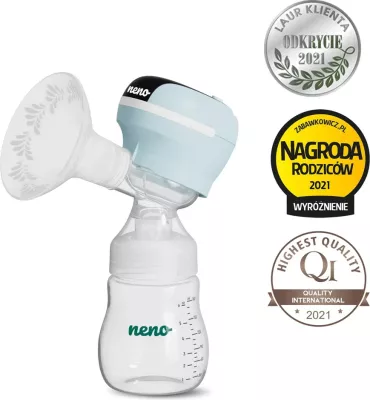 Pompë gjiri elektronike neno NENO ANGELO, 180 ml, Blu