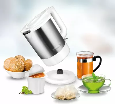Ibrik elektrik UNOLD 18010, 1.5L, 2200W, bardhë