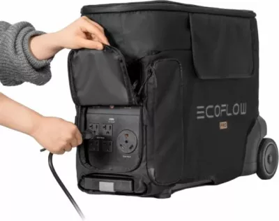 çantë transporti EcoFlow DELTA Pro 64x26x40 cm, me rrota, e zezë