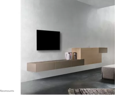 Mbajtës muri për TV Newstar WL30S-850BL12, fiks, 24-65 inç, çelik, i zi