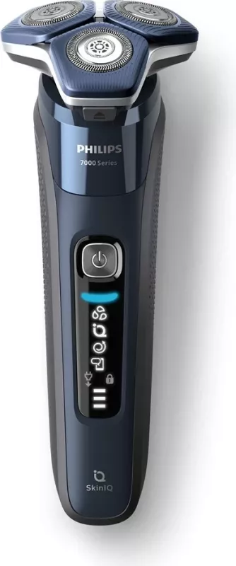 Makinë rroje Philips SHAVER Series 7000 S7885/50, Trimer, E zezë, Blu