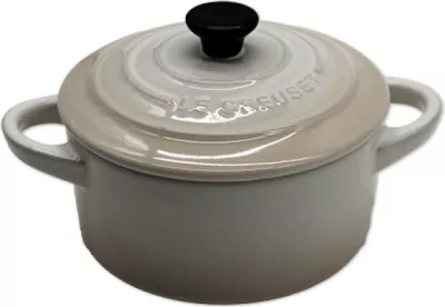 Kaserolë e vogël mini cocotte, Le Creuset, 71901107160100, 0.2 L, stoneware, meringue e bardhë
