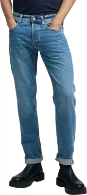Xhinse slim për meshkuj Replay STRAIGHT MA972 .000.886 0C2, blu denim e çelët