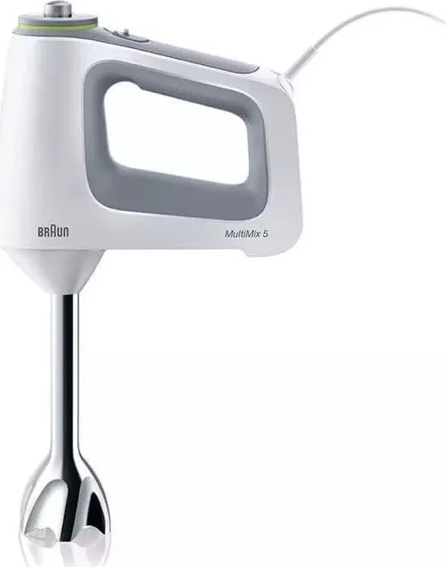 Mikser dore Braun MultiMix 5 HM5137WH, 750W, 9 shpejtësi, bardhë-gri