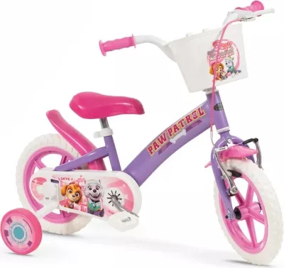 Children's Bike 12" Paw Patrol Purple 1180 Girl TOIMSA