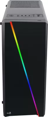 Kasë Aerocool Cylon Midi Tower, ATX/micro ATX/Mini-ITX, e zezë, RGB