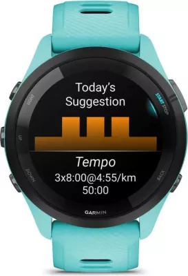Smartwatch Garmin Forerunner 265, 8 GB, AMOLED, GPS, Blu