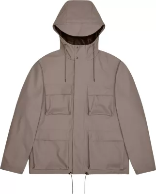 Jakne shiu Rains Pocket Jacket W3 për meshkuj, taupe [Madhësia: L]