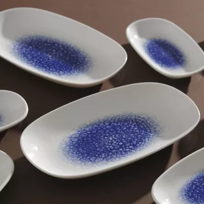 Pjatë për pasta Fine Dine Serenity 260 mm, blu, set 6 copë