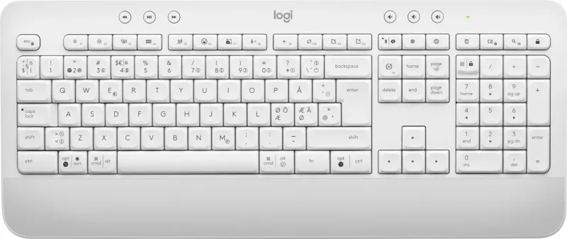 Set tastierë dhe maus Logitech Signature MK650 Combo for Business, wireless, Bluetooth, QWERTY, i bardhë