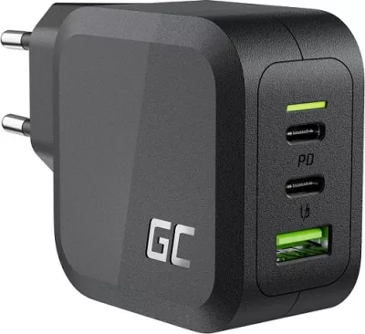 Karikues Green Cell CHARGC08 PowerGaN 65W, 2x USB-C PD + USB-A QC 3.0, i zi