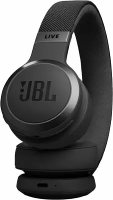 Kufje Bluetooth over-ear pa tela JBL Live 670NC, ANC, Bluetooth 5.3, 65h bateri, të zeza