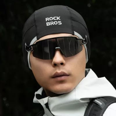 Kapelë çiklizmi dimërore Rockbros M016, windproof, fleece, 54-61 cm, e zezë
