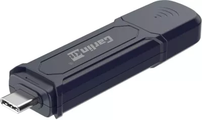 Adapter wireless Carlinkit MINI PRO për CarPlay/Android Auto, USB-C, Gri