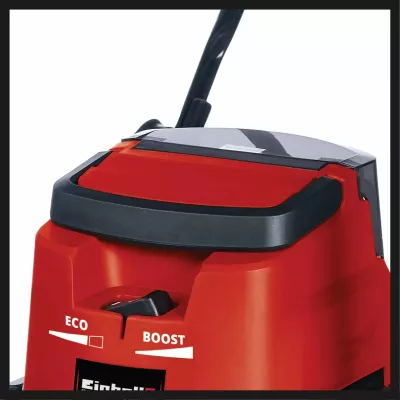 Fshesë me kova Einhell TE-VC 36/30 Li S-Solo, 30L, pa kabllo, pastrim i lagësht dhe i thatë, e zezë/e kuqe/e hirtë