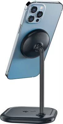 Karikues wireless Acefast E6, 15W, MagSafe, për iPhone dhe AirPods, Gri
