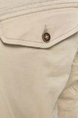 Pantallona për meshkuj Jack & Jones JPSTPAUL JJFLAKE ANA 542, bezhë [Madhësia: W27 L30]
