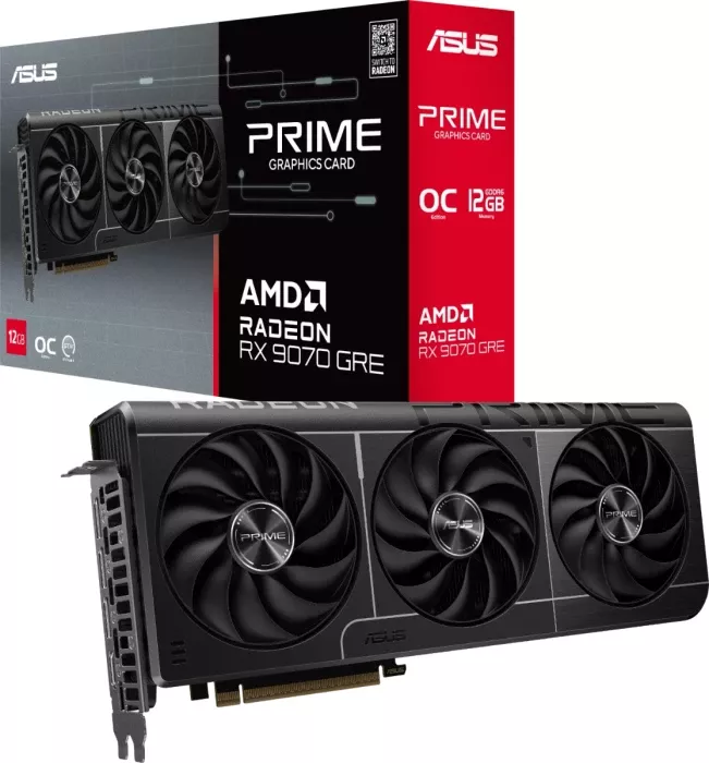 Kartelë grafike ASUS Prime Radeon RX 9070 GRE 12GB GDDR6 PCIe 5.0
