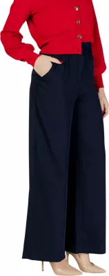 Pantallona palazzo Morgan De Toi 242-PBIRD për femra, blu navy [Madhësia: 36]