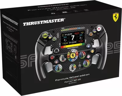 Timon garash, Thrustmaster Ferrari SF-25 Formula Wheel Add-On, ekran LCD 109 mm, kompatibil PS4/PS5/PC